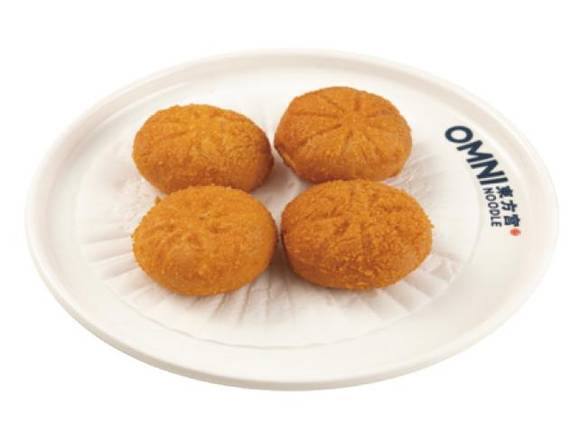 Fried Pumpkin Cake 炸南瓜餅  (4pcs)